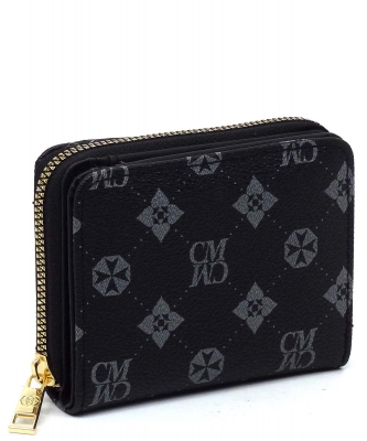 CM Monogram Accordion Bi-fold Wallet CM025 IVORY
